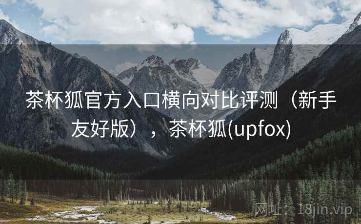 茶杯狐官方入口横向对比评测（新手友好版），茶杯狐(upfox)